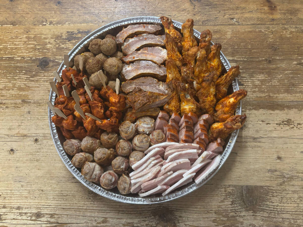 Snackpan vlees zonder pan